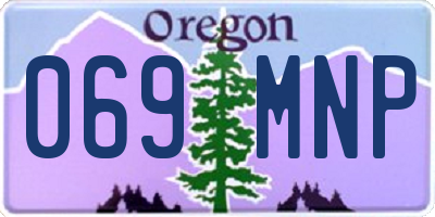 OR license plate 069MNP
