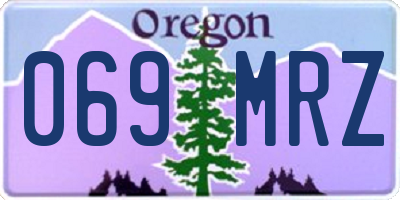 OR license plate 069MRZ