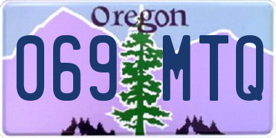 OR license plate 069MTQ