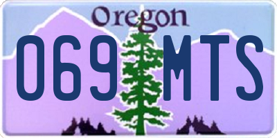 OR license plate 069MTS