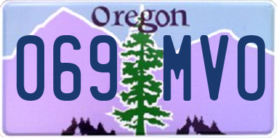 OR license plate 069MVO