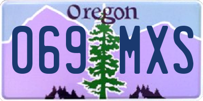 OR license plate 069MXS