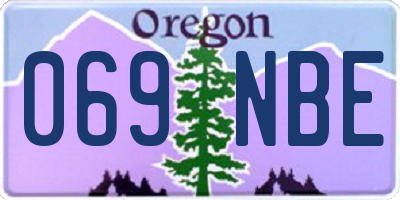 OR license plate 069NBE