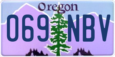 OR license plate 069NBV