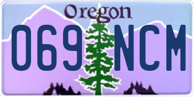 OR license plate 069NCM