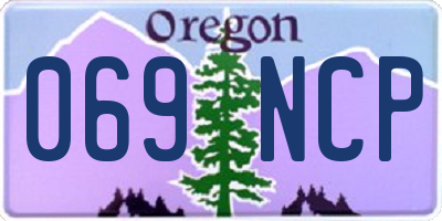 OR license plate 069NCP