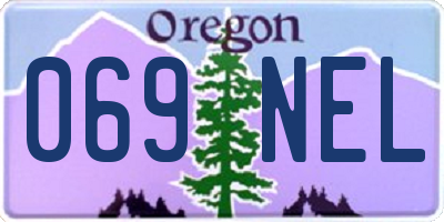 OR license plate 069NEL