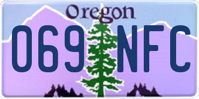 OR license plate 069NFC