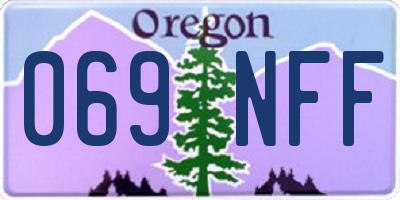 OR license plate 069NFF