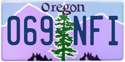 OR license plate 069NFI