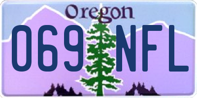OR license plate 069NFL