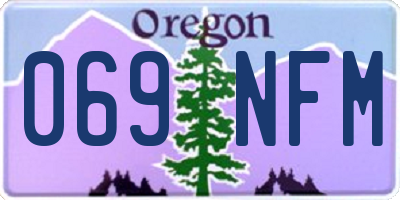 OR license plate 069NFM