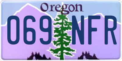 OR license plate 069NFR