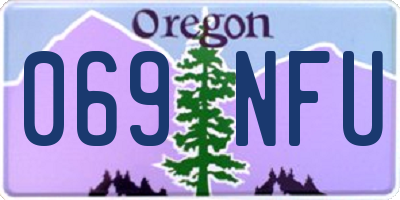 OR license plate 069NFU
