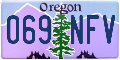 OR license plate 069NFV