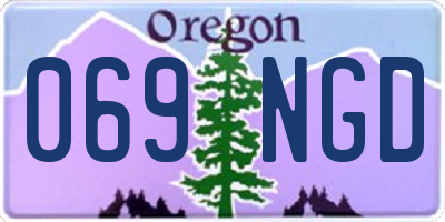 OR license plate 069NGD