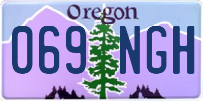 OR license plate 069NGH