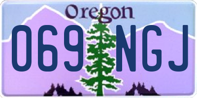 OR license plate 069NGJ