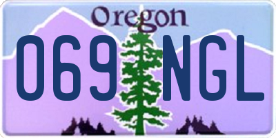 OR license plate 069NGL