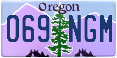 OR license plate 069NGM