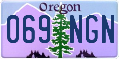 OR license plate 069NGN