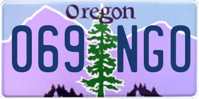 OR license plate 069NGO