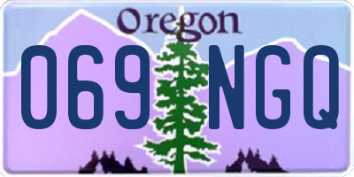 OR license plate 069NGQ