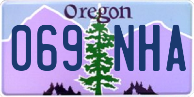 OR license plate 069NHA