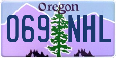 OR license plate 069NHL