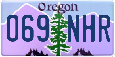 OR license plate 069NHR