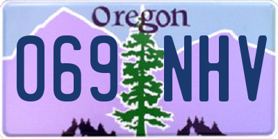 OR license plate 069NHV