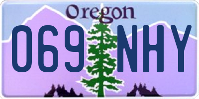 OR license plate 069NHY