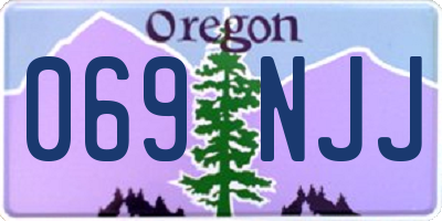 OR license plate 069NJJ