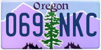 OR license plate 069NKC