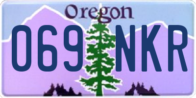 OR license plate 069NKR