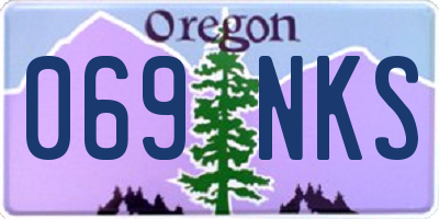 OR license plate 069NKS