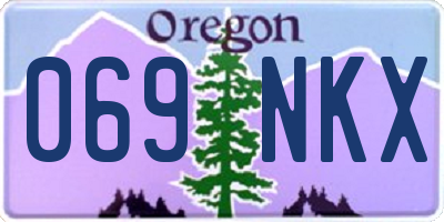 OR license plate 069NKX