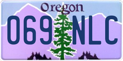 OR license plate 069NLC