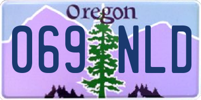 OR license plate 069NLD