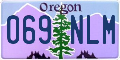 OR license plate 069NLM