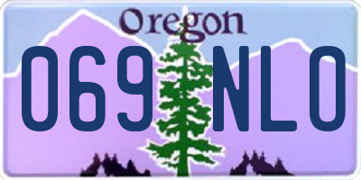 OR license plate 069NLO