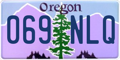OR license plate 069NLQ