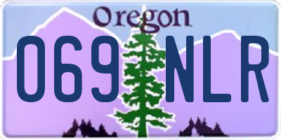 OR license plate 069NLR