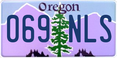 OR license plate 069NLS