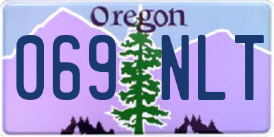 OR license plate 069NLT