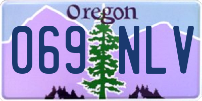 OR license plate 069NLV