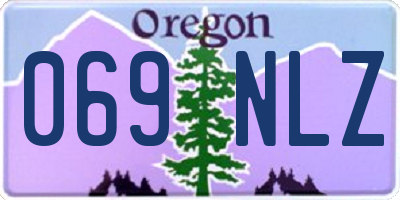 OR license plate 069NLZ