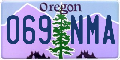 OR license plate 069NMA