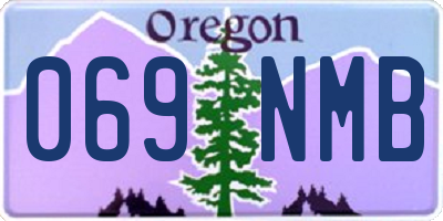 OR license plate 069NMB