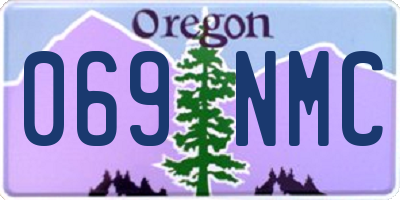 OR license plate 069NMC